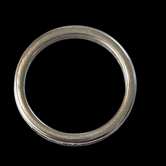 Sterling Silver Eternity Ring Size 8 Gift For Her Anniversary Stackable 3 mm - Picture 4 of 9